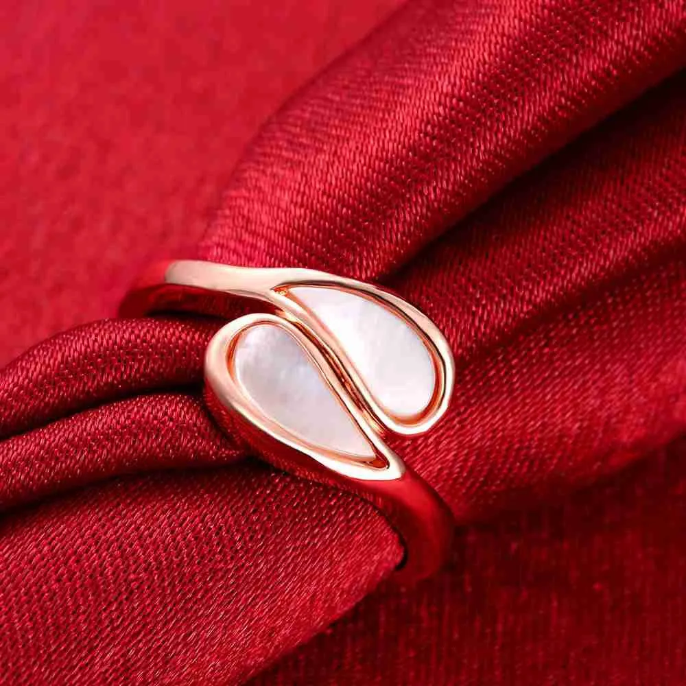 18K Gold Plating wedding ring Small droplets splicing anillos bear collier plastron femme ELY