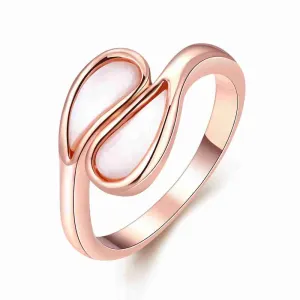 18K Gold Plating wedding ring Small droplets splicing anillos bear collier plastron femme ELY