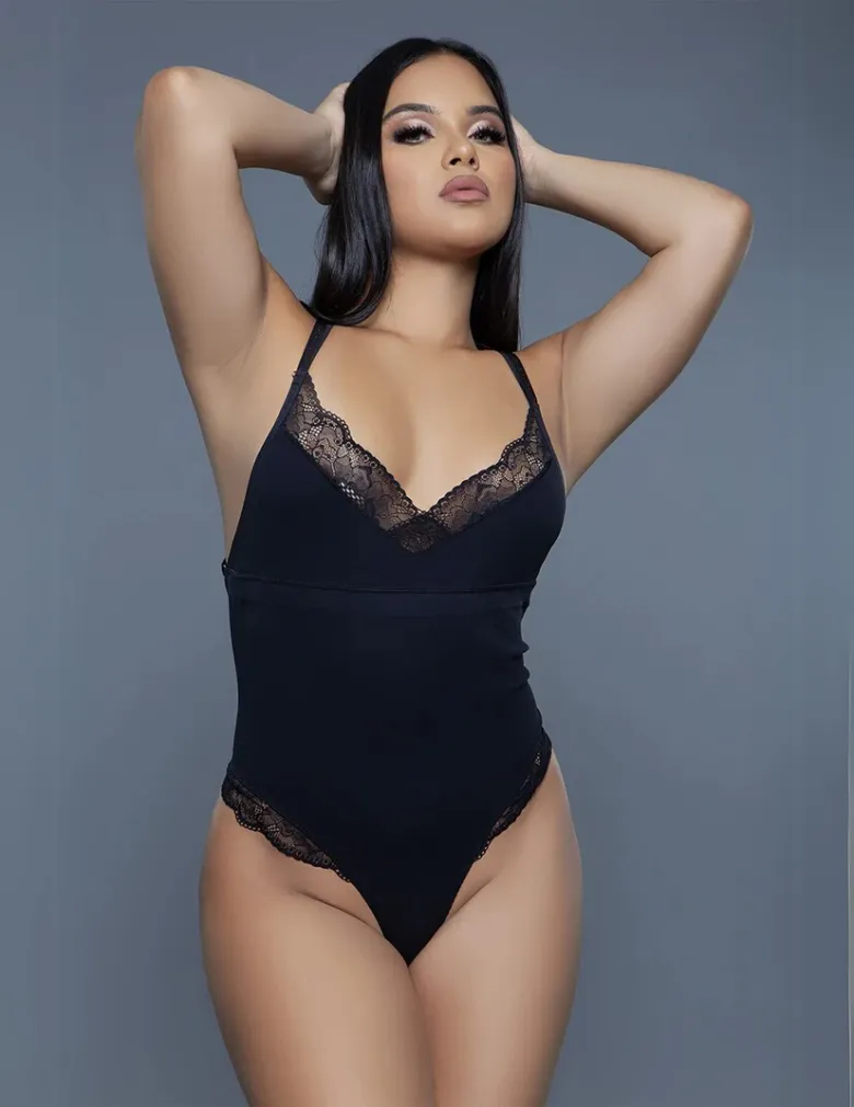 Be Wicked 2271 Maisie Bodysuit Black