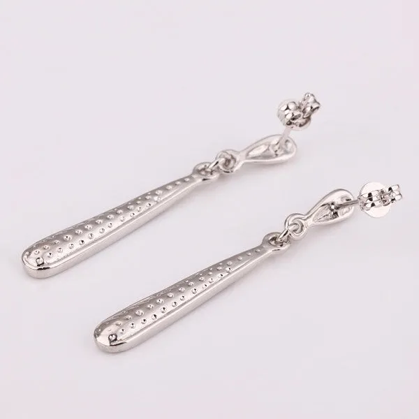Best Friends jewerly 18K Gold Plated Earing Bullet drop earrings brincos SMTPE113 ELY