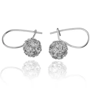 Best Friends jewerly 18K Gold Plated Earing nj ball drop earrings brincos SMTPE 63 ELY