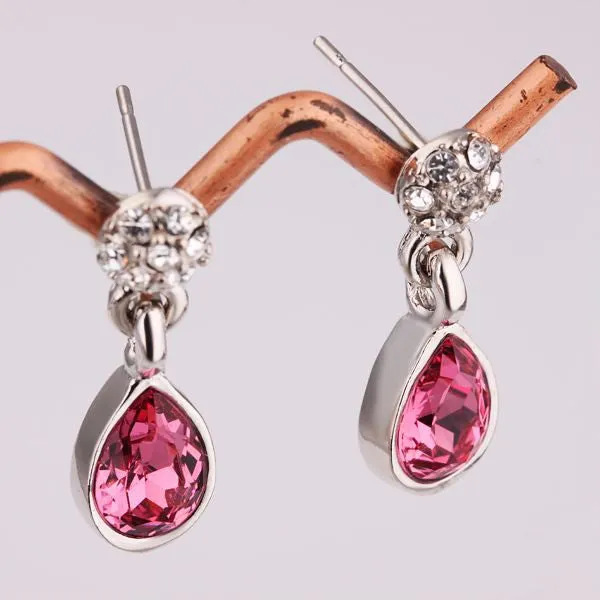 Best Friends jewerly 18K Gold Plated Earing red nk drop earrings brincos SMTPE11 ELY
