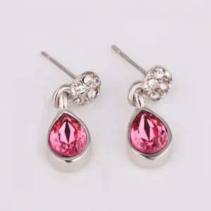 Best Friends jewerly 18K Gold Plated Earing red nk drop earrings brincos SMTPE11 ELY