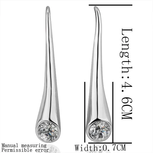 Best Friends jewerly 18K Gold Plated Earing Torch drop earrings brincos SMTPE 96 ELY