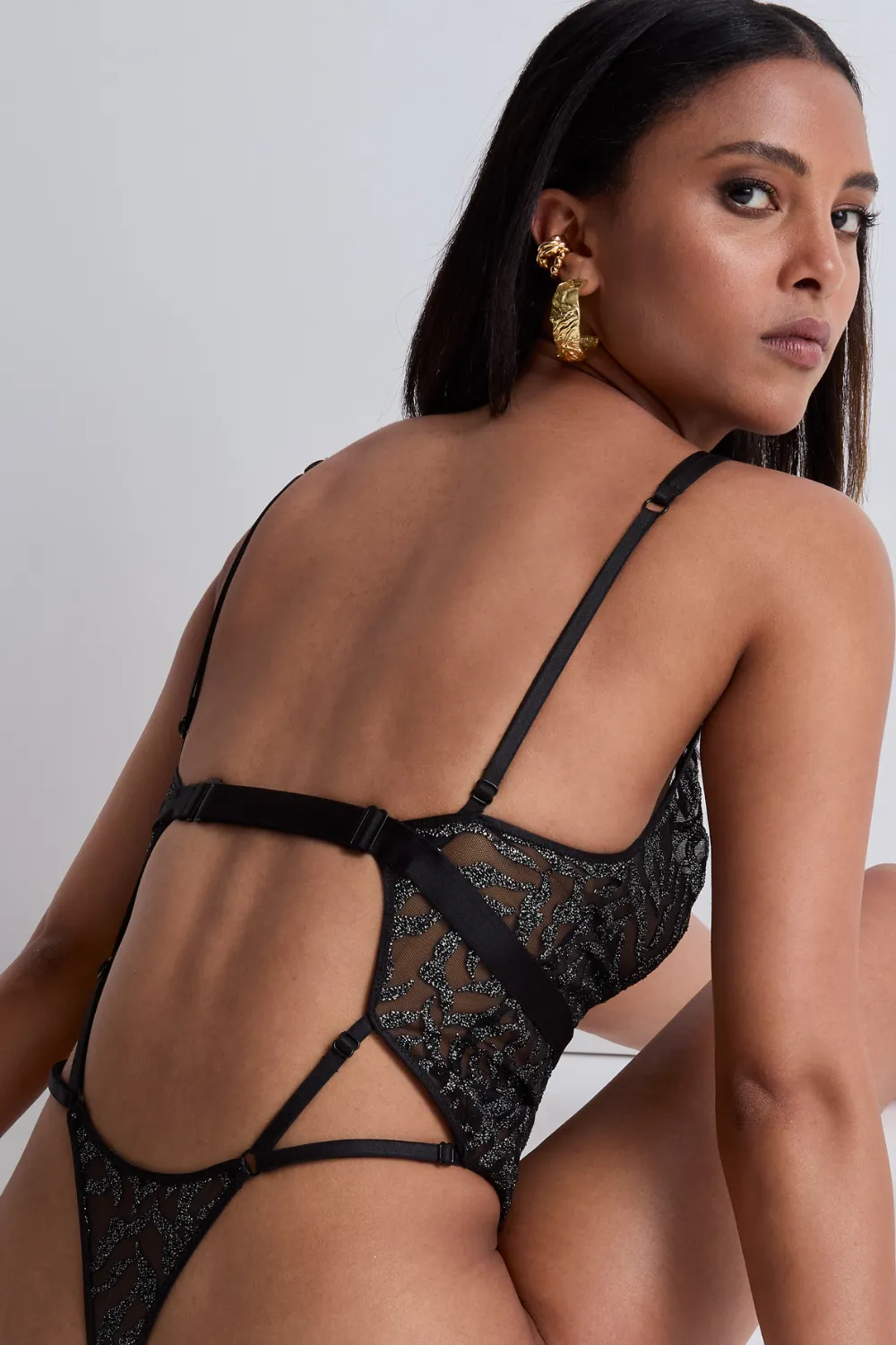 Bote  Dsir Moonlight Shadow Thong Bodysuit