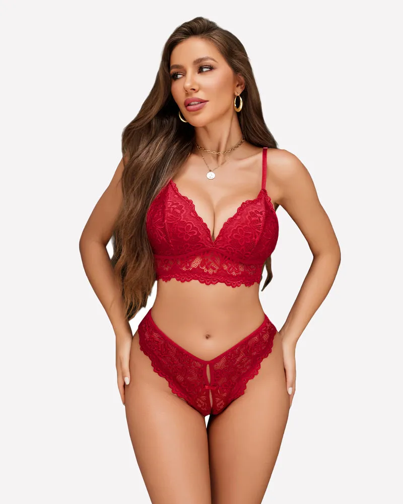 Bra and Panty Sets Lace Bralette Set