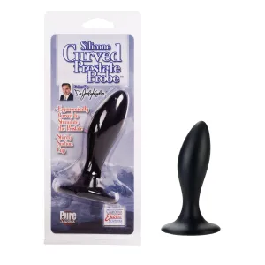 Dr Joel Kaplan Silicone Prostate Probe Curved - Black