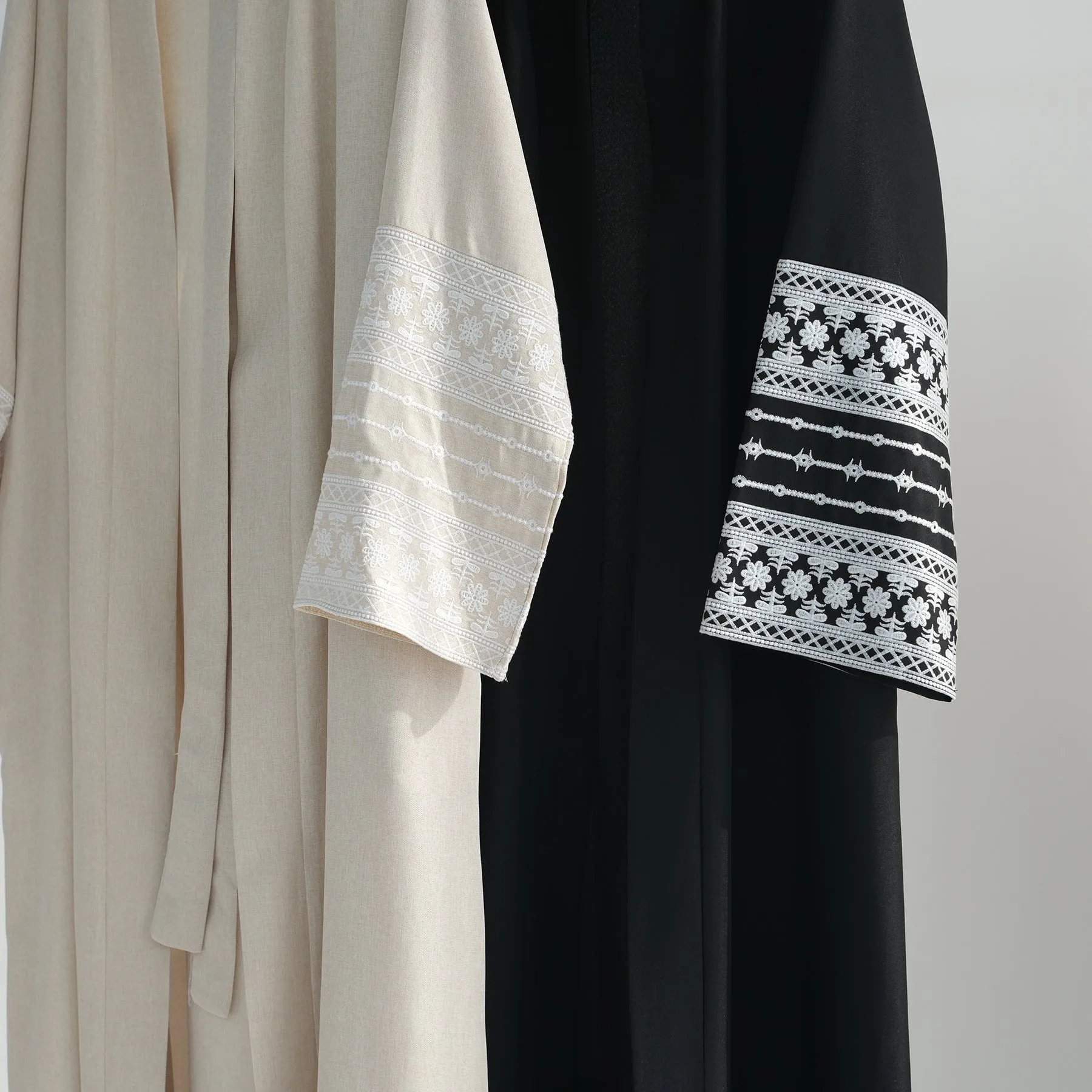 Dubai Middle East Turkey Dubai Embroidered Elegant Cardigan Robe