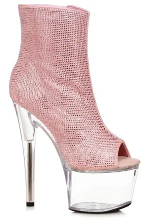 Ellie 709-LAVISH 7 Platform Shimmering Ankle Boot