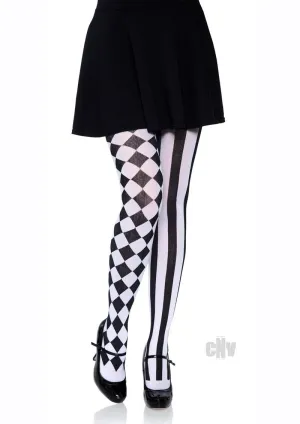 Harlequin Hose Os Blk/wht