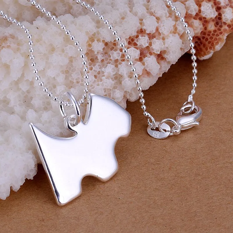 silver-plated pendant Dog Tag tenis masculino Elegant ELY