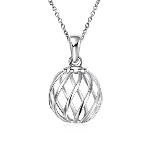 silver statement necklace Twisted lantern tenis masculino Elegant 716 ELY