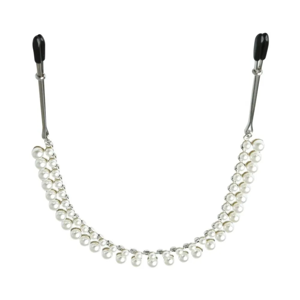 Sincerely. Ss Pearl Chain Nipple Clips