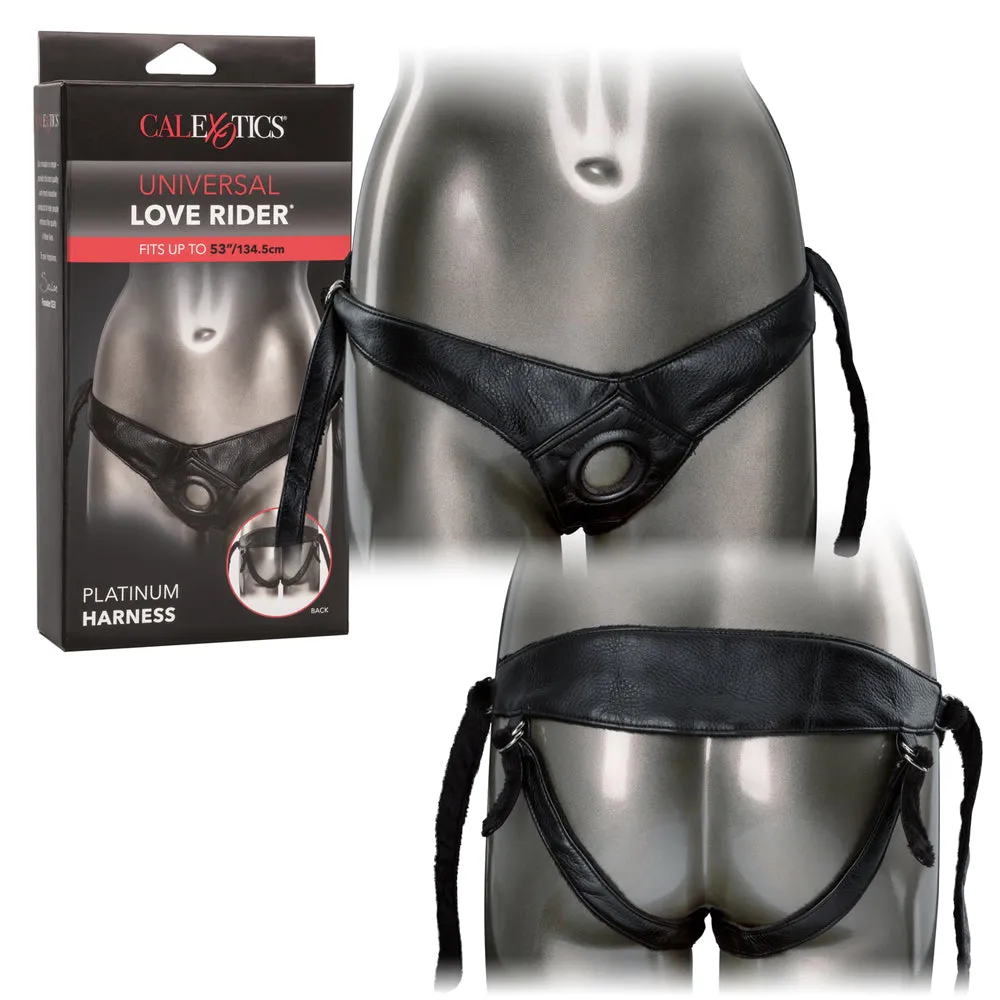Universal Love Rider Platinum Harness - Black